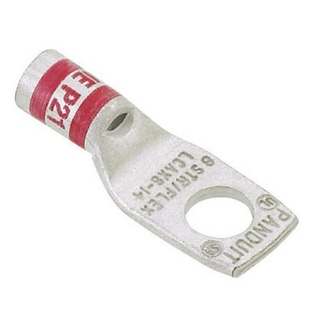 PANDUIT Lug Compression Connector, No.8 AWG LCAX8-14-L